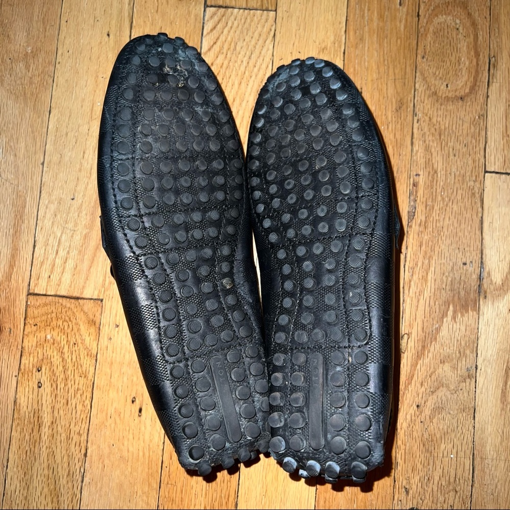 LOUIS VUITTON MENS LOAFERS LV LOGO INFINITE DAMIER SHOES - Picture 12 of 12